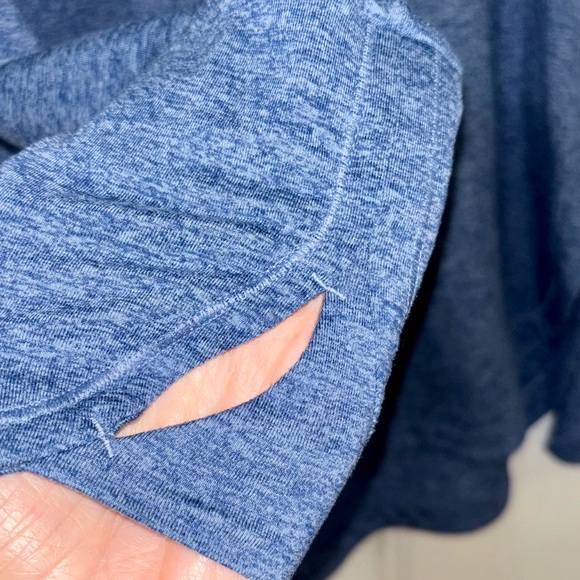 Athleta Uptempo Hoodie Sweatshirt, Blue, Women's Small - Picture 8 of 13